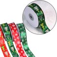 thumbnail image 2 of Christmas Ribbon Fashion Xmas Tree Snowflake Print DIY Fabric Gift Wrap Ribbon Crafts Ribbon, 2 of 6