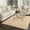 Beige/Cream Striped, variant on Ox Bay Natalia 2' x 3' Brown/Beige Striped Braided Jute Indoor Area Rug