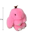 thumbnail image 3 of TopLLC Rabbit Costume Mignon Rabbit Pendant Porte-Clés Accessoires de Sac Soft Rabbit Velvet Ball Pendant Handmade Soft Rabbit Velvet Ball Pendant, 3 of 4