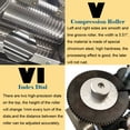 thumbnail image 6 of EQCOTWEA Electric Jewelry Rolling Mill Machine Metal Jewelry Making Tablet Wire Flake Press Double Heads Table Type, 6 of 6