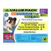 Angle View: Hartz UltraGuard Pro Topical Flea & Tick Prevention for Dogs and Puppies, 31-60 lbs 6 Monthly Treatments