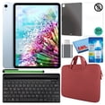 thumbnail image 1 of Paquete Apple iPad Air de 10,9" (2020, 64 GB, Wi-Fi, azul cielo) (MYFQ2LL/A) con funda roja con cremallera + protector de pantalla + funda de TPU + teclado + limpiador LCD Apple MYFQ2LL/A, 1 of 8