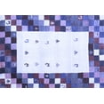 thumbnail image 1 of Ahgly Company Indoor Rectangle Abstract Blue Contemporary Area Rugs, 5' x 8', 1 of 4