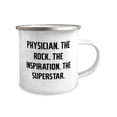 thumbnail image 2 of Unique Physician 12oz Camper Mug, PHYSICIAN. THE ROCK. THE INSPIRATION. THE, Present For Coworkers, Nice Gifts From Boss, Physician appreciation gifts, Gifts for doctors, Gifts for physicians, Doctor, 2 of 2