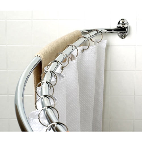 Zenith Double Shower Rod, Nickel