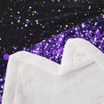 thumbnail image 3 of Erosebridal Sparkle Glitter Fleece Blanket 40x50,Sparkling Sequin Print Sherpa Throw,Breathable Sherpa Blanket,Teenager Bedroom Decor, 3 of 7