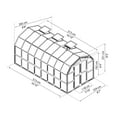 thumbnail image 3 of Palram - Canopia Prestige 8' x 16' Twin-Wall Walk-In Greenhouse - Green - with Accessories Package, 3 of 11