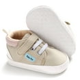thumbnail image 3 of Infant Baby Boys Girls Canvas Toddler Sneakers Rubber Sole Non-Slip Candy Shoes First Walkers Prewalker Crib Shoes, 3 of 7