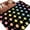 Black, variant on Colorful Polka Dot Round Area Rug 7Ft Washable Circle Rugs for Dorm Laundry Room, Cartoon Watercolor Geometric Beige Non-Slip Carpet Floor Mats Indoor Outdoor Carpet Runner Aesthetic Home Decor
