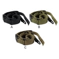 thumbnail image 3 of Thinson Élingue 3 Points à Dégagement Rapide Détachable Fournitures de Randonnée Accessoires de Camping Outil Universel Extérieur Élingues Réglables Sangle en Nylon Noir, 3 of 7