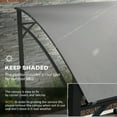 thumbnail image 4 of Outsunny 7' x 5' BBQ Grill Gazebo Tent with Steel Frame Hooks Charcoal Grey, 4 of 10