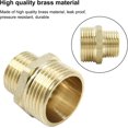 thumbnail image 5 of HUGFEGWE 2 Packs RV Faucet Adapter, 1/2 to 3/4 Reducer, Brass Compression Fitting, Plumbing Water Hose Connector Compatible CJB91-55636, 5 of 5