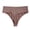 Brown, variant on Women Low‑Rise Ribbed Seamless Thong Panties, Soft Stretch Invisible Underwear for Yoga & Tight Outfits 2XL