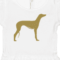 thumbnail image 3 of Inktastic Greyhound Girls Baby Dress, 3 of 4