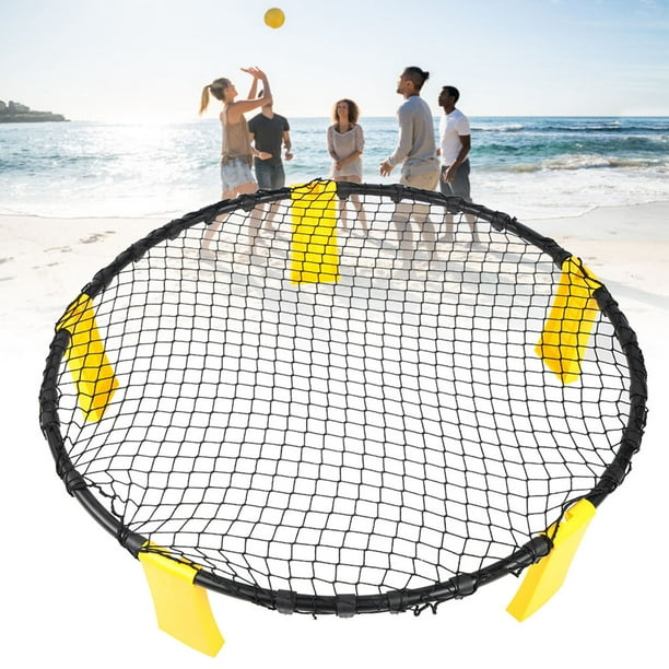 Filet de badminton portable et réglable, filet de tennis et de volley-ball  en acier inoxydable, pliable, recommandé pour les sports de plage