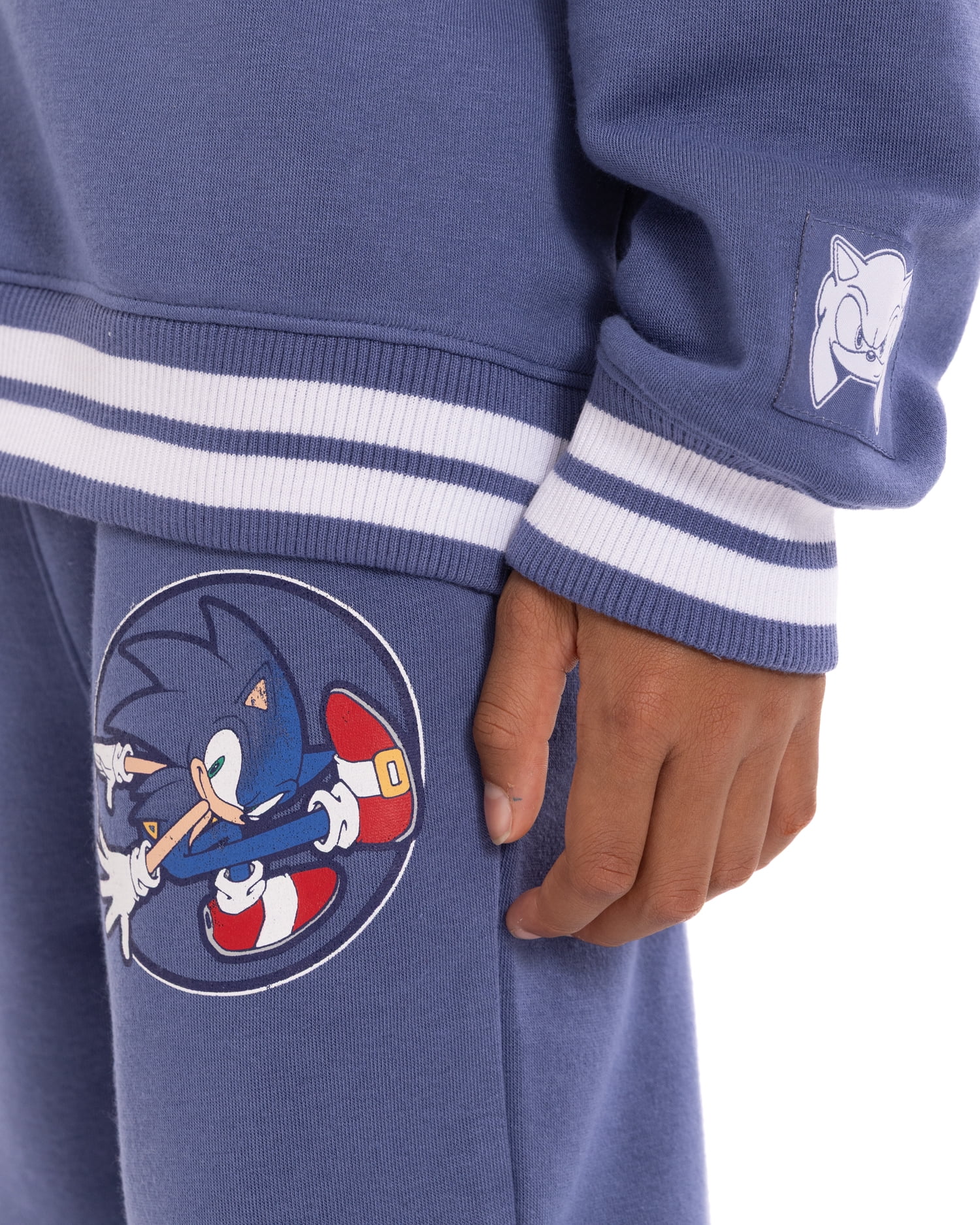 Sonic the Hedgehog Boys Crewneck Sweatshirt with Jogger Pants, Sizes 4-16