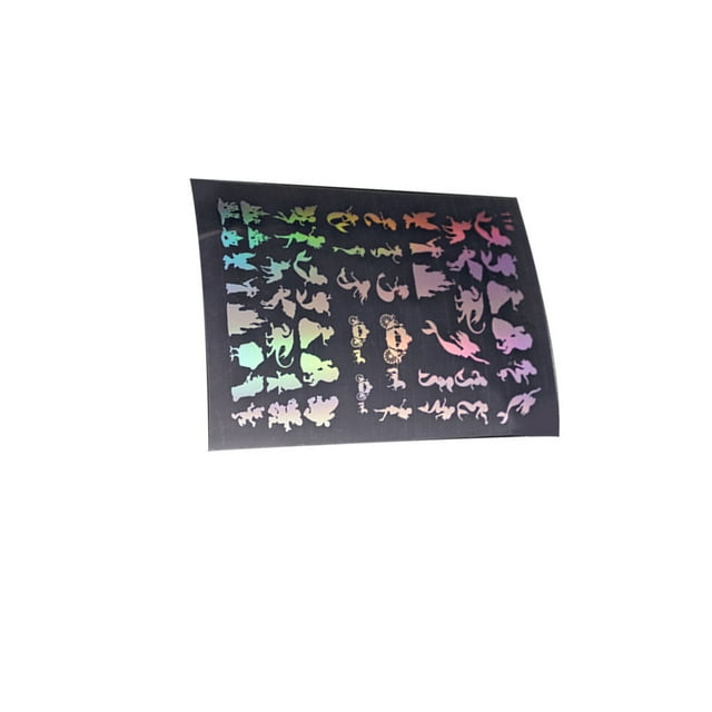 Toystoory Pegatinas transparentes con patrón múltiple Hermoso accesorio de bricolaje Suministros de arte Paquete de regalo Kits de álbum de recortes Type1 NO1 Toystoory CBP351585