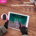 thumbnail image 3 of Vbiger Winter Gloves for Kids Full Finger Warm Gloves Touchscreen Gloves Anti-slip Cycling Gloves Reflective Sport Gloves,Pink,XL, 3 of 8