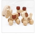 thumbnail image 2 of Coche de juguete para aprender a trepar para bebés Coche de madera Coche para cachorros Ayudas didácticas para la educación de la primera infancia Cultivo de la capacidad sensorial de agarre, 2 of 6