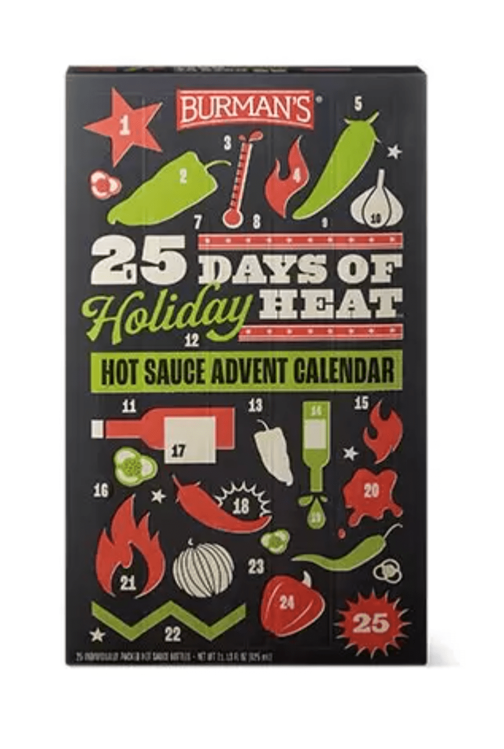 Burman's Aldi Hot Sauce 25 Days of Holiday Heat Advent Calendar