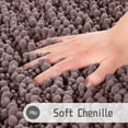thumbnail image 2 of Bath Rug Mat, 32 x 20, Soft Shaggy Chenille Bathroom Rugs, Large Size, Super Absorbent & Thick, Non-Slip, Machine Washable Bathroom mat, Bath Mats for Bathroom, Tub & Shower, Mauve, 2 of 6