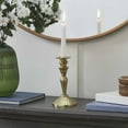 thumbnail image 2 of My Texas House Gold Metal Taper Candle Holder, 8", 2 of 5