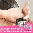 thumbnail image 3 of ikzee Coloring Hair Wax, Pink - Hair Styling Clay Washable - Temporary Hair Dye - Hair Color Wax For Women Men Kids Party Cosplay, 3 of 9