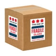 thumbnail image 2 of The Packaging Wholesalers Tape Logic Labels "Fragile Glass - This End Up" 4" x 6" Multiple 500/Roll, 2 of 4
