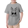 thumbnail image 4 of ibiyuan Shirt for Girls Crewneck Funny Short Sleeve Girls Shirts Graphic Print Basic Tees Casual Birthday Gifts Kids Clothing, 4 of 4