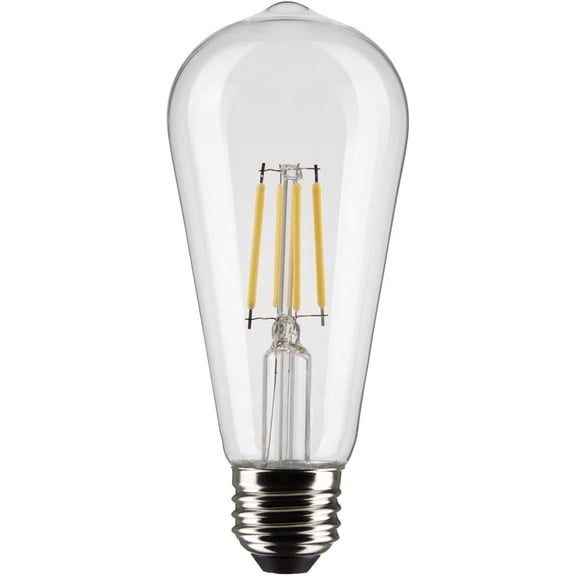 Satco 5w ST19 LED 2700K Medium Base Dimmable - 40w equiv