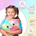 thumbnail image 2 of Sensory Toys for Toddlers,14" Star Soft Plush Pillow Light Up,Autism Toys,Kids Sleep Aid ADHD Toys,Special & Autism Needs,Birthday Xmas Gifts for Boys Girls Age 3 4 5 6 7 8 9 10 Colorful, 2 of 10