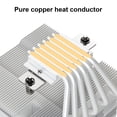 thumbnail image 6 of CPU Coolers ARGB Air Cooling Fan CPU Coolers 6 Coppers Heat Pipes Air Heatsink Tower Radiators for Desktop Case Compute, 6 of 8