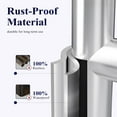 thumbnail image 5 of 4-Roll Free-Standing Toilet Paper Holder - Rustproof Metal Stand with Anti-Slip Base & Phone Shelf, Black Bathroom Storage Organizer, 5 of 14