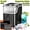 Black (25SNH & with with Descaler), variant on Countertop Desktop Ice Maker Self-Cleaning Produces 35Lbs Chewable Pebble Nugget Sonic Ice & 26Lbs Bullet Ice Household Machine for Home Kitchen