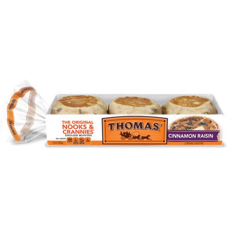 Thomas' Cinnamon Raisin English Muffins, 6 ct
