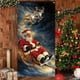 thumbnail image 5 of Cubierta de Puerta Navideña de 35 X 71 Pulgadas - Diseño de Papá Noel - Decoración Navideña para Puerta - Decoración para Festivales y Fiestas, 5 of 6
