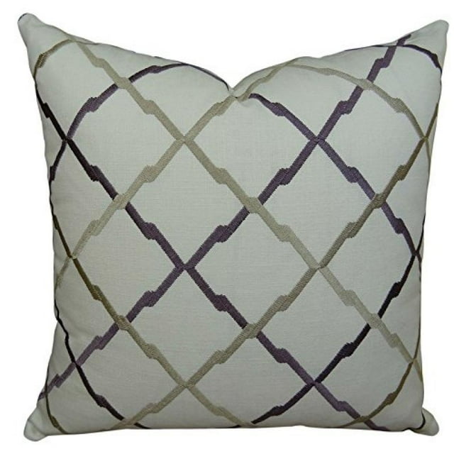 Plutus Lyford Handmade Throw Pillow, (Double sided 26" x 26")