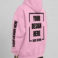 thumbnail image 2 of Tisuna Diy Hoodie For Children Freestyle Design Long Sleeve Hooded Tops Fashion Modern Big Girls Boys Kids Autumn Winter Pullover Diy Hoodies Pink Size 8-9 Years, 2 of 8