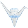 thumbnail image 3 of Sky-blue Acrylic Origami Crane Model Decoration for Table Top Perfect Kids Birthday Gift, 3 of 8