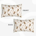 thumbnail image 2 of Sikiie Fall Squirrel Print Plush Pillow Cover, Wrinkle-proof and Stain-resistant Pillow Protector without Pillow Core, Home Decoration-20"x30", 2 of 6