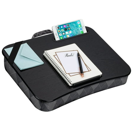 LapGear - Designer Lap Desk for 15.6" Laptop - Gray Argyle