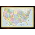 thumbnail image 1 of Homemagnetics 37 x 25 Blue USA Magnetic Map, 1 of 3