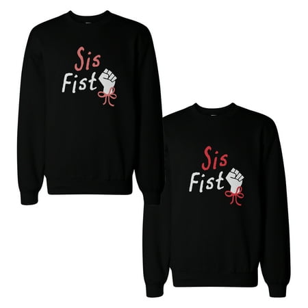 Sis Fist BFF Matching Sweatshirts Best Friend Gift for (Holiday Gifts For Best Friends)