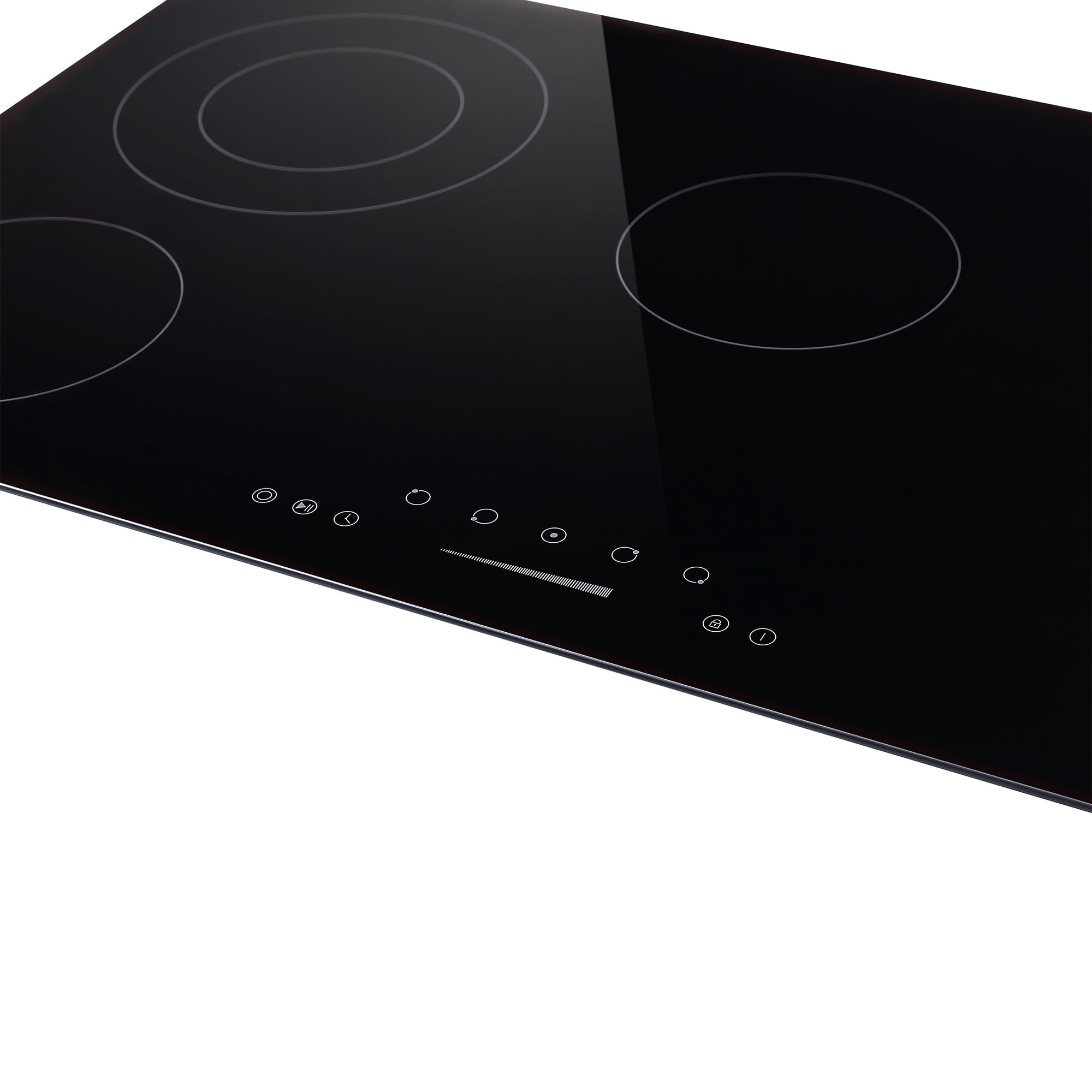 36-in 5 Elements Smooth Surface (Radiant) Black Electric Cooktop Including Dual-Ring Element and Keep Warm Element