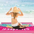thumbnail image 4 of Manta de playa DPWCVM, impermeable y arenosa, 200 x 210 cm, color rosa, 4 of 9