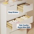 thumbnail image 5 of Asofer 6 Drawer Dresser, Chest of Drawers with Large Storage, Dresser for Bedroom, Hallway, White, 5 of 11