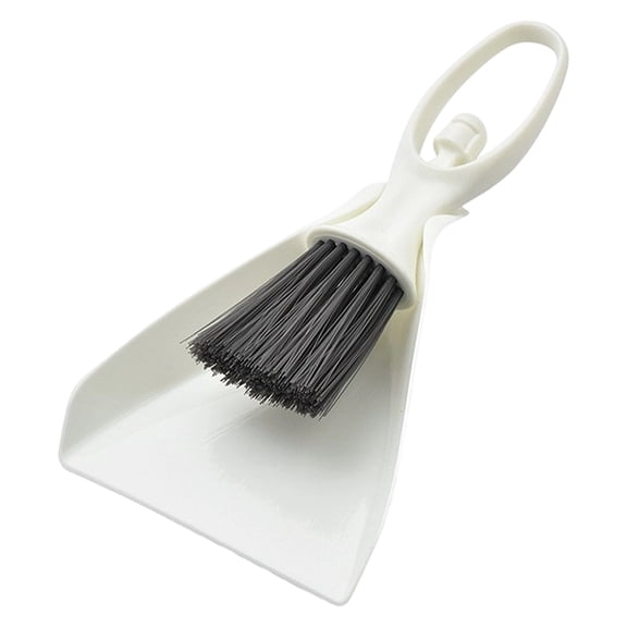 Mini Dustpan Brush Set, Small Broom for Desk Keyboard, Handheld Quick Cleanup Tools, for Kitchen Table Corner, Pets Nest, Sofa, Table Whisk Brooms Sweep, Dustpan and Brush Combo, 4.6x7 inch