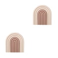 thumbnail image 4 of Inteprter Posavasos aislantes en forma de arcoíris, almohadillas para botellas, mantel individual antiescaldado reutilizable desmontable, accesorios de cafe beige 2piezas Inteprter CBP161645, 4 of 5