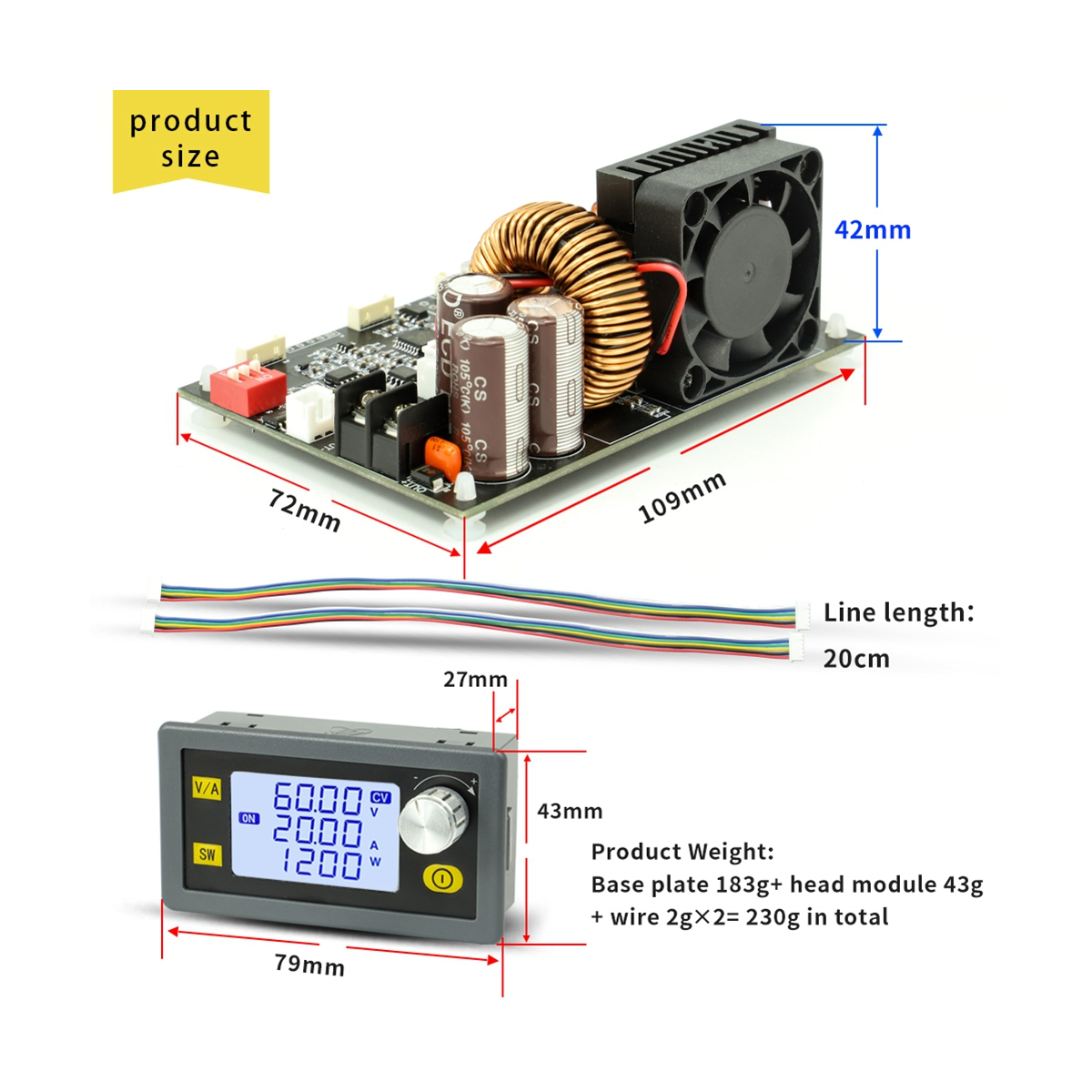 XY6020L CNC Adjustable Direct Current Stabilized Voltage Power