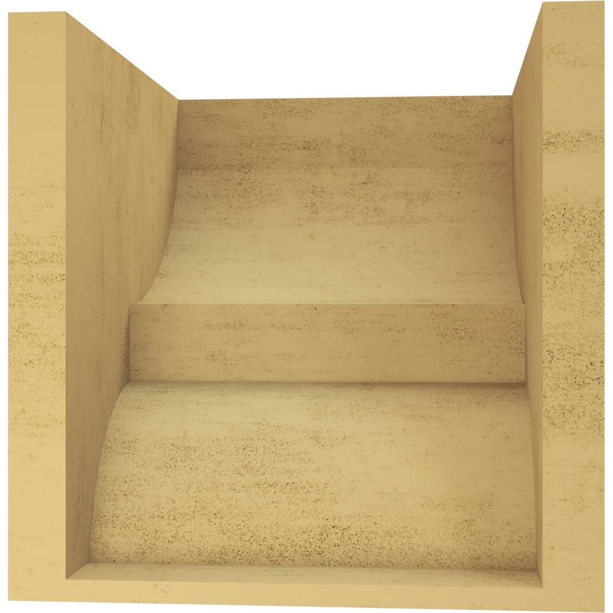 10"W x 10"D x 10"H Wide Ridgewood Rough Cedar Woodgrain TimberThane Corbel, Primed Tan